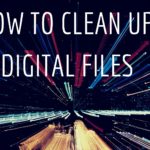 TEXT HOW TO CLEAN UP DIGITAL FILES WITH BLURRY COLORFUL LINES