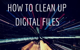 TEXT HOW TO CLEAN UP DIGITAL FILES WITH BLURRY COLORFUL LINES