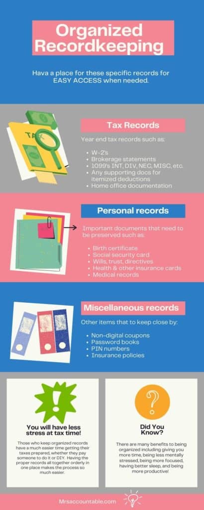 HOW TO HAVE AMAZING ORGANIZED RECORD KEEPING